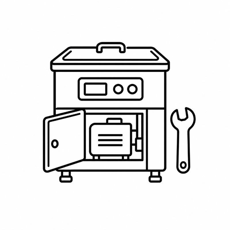 Ultrasonic Cleaner Cabinets Service Access
