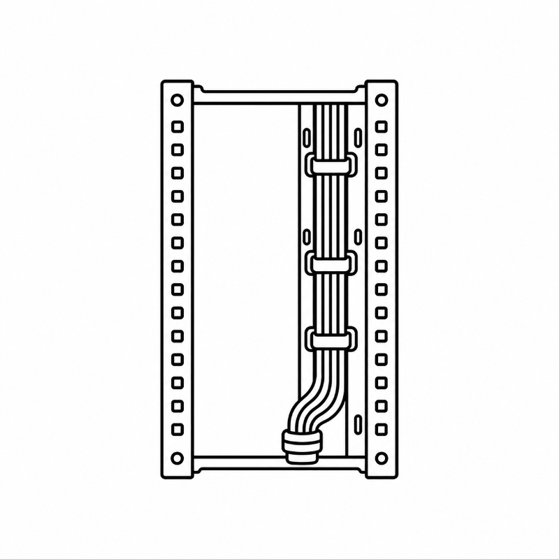 Network Server Rack Cabinet Cable Management
