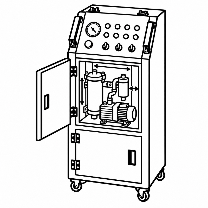 Vacuum Filtration Enclosure Equipment Fit