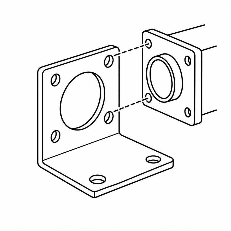 Metal Equipment Mount Equipment Interface