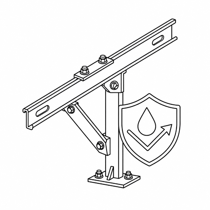 Solar Panel Mounting Structure Corrosion Protection