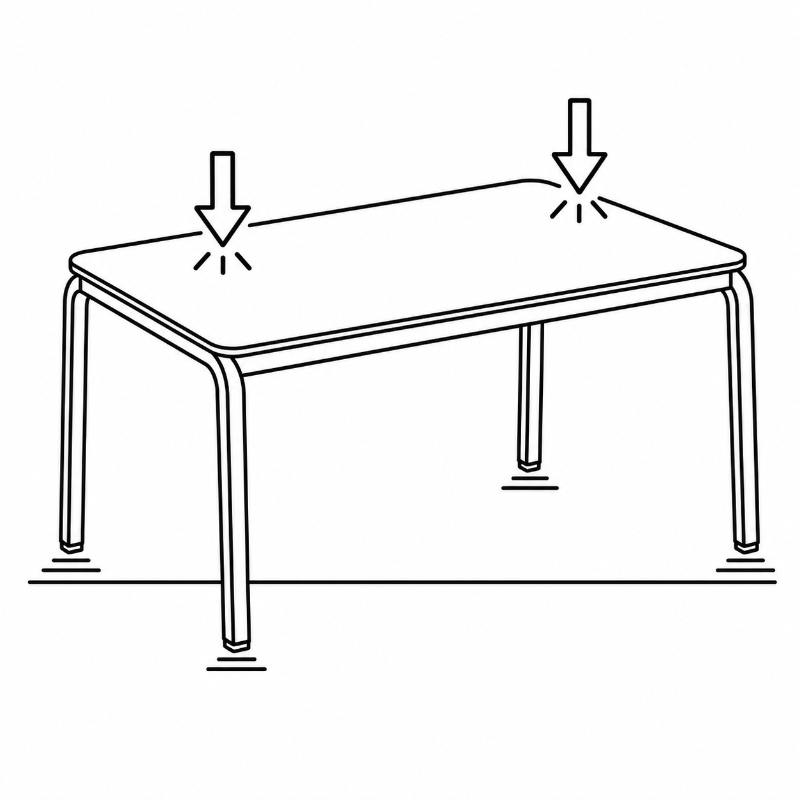 Steel Outdoor Table Outdoor Stability