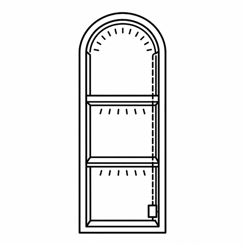 Wall Niche LED & Cable Integration