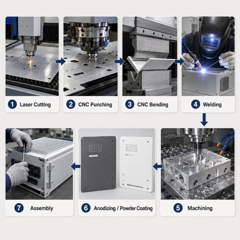 Aluminum fabrication process Aluminum fabrication process