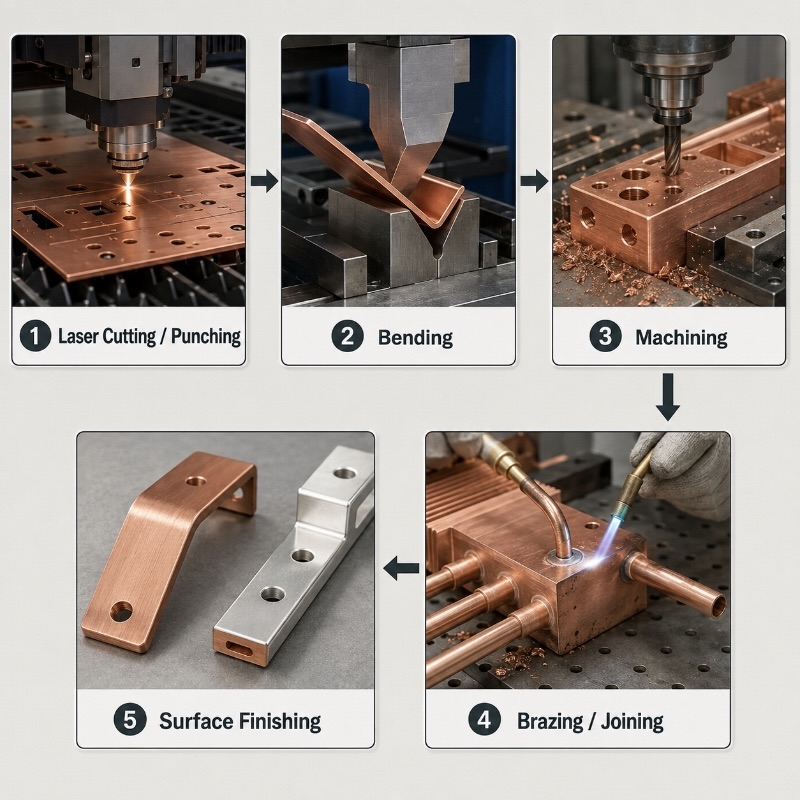 Copper fabrication process Copper fabrication process