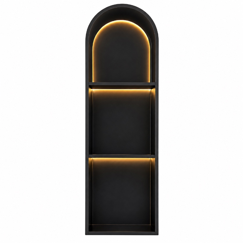 Custom Wall Niche with Warm LED